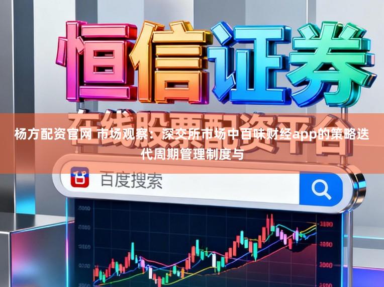 杨方配资官网 市场观察：深交所市场中百味财经app的策略迭代周期管理制度与