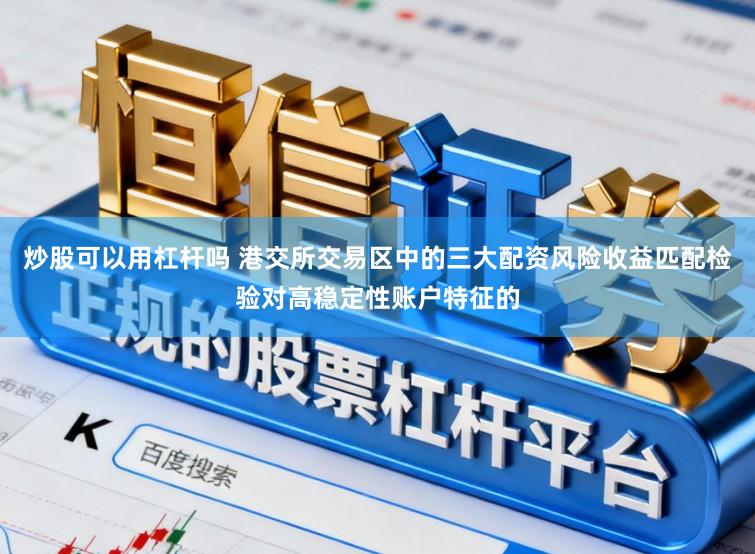 炒股可以用杠杆吗 港交所交易区中的三大配资风险收益匹配检验对高稳定性账户特征的