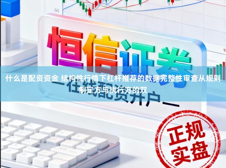 什么是配资资金 结构性行情下杠杆推荐的数据完整性审查从规则制定方与执行方的双