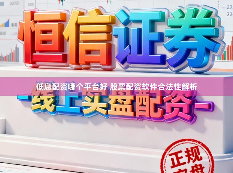 低息配资哪个平台好 股票配资软件合法性解析