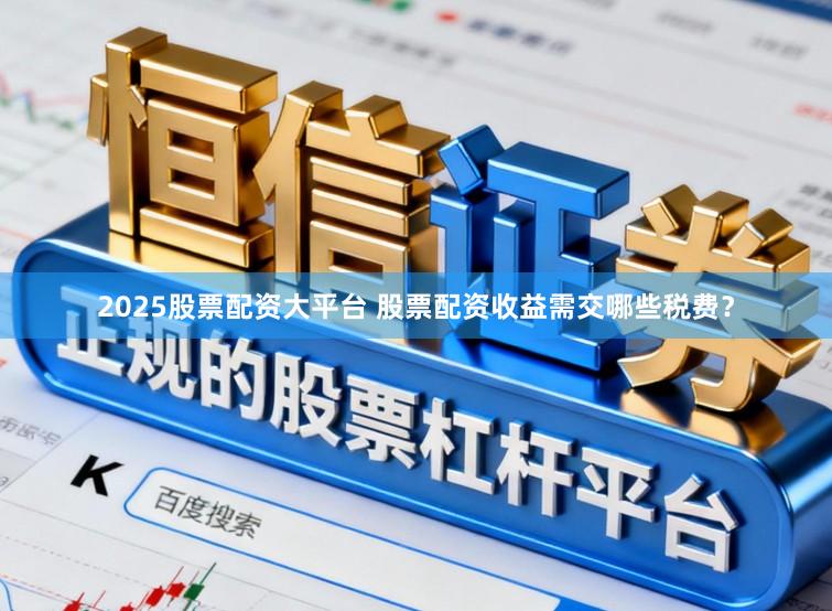 2025股票配资大平台 股票配资收益需交哪些税费？