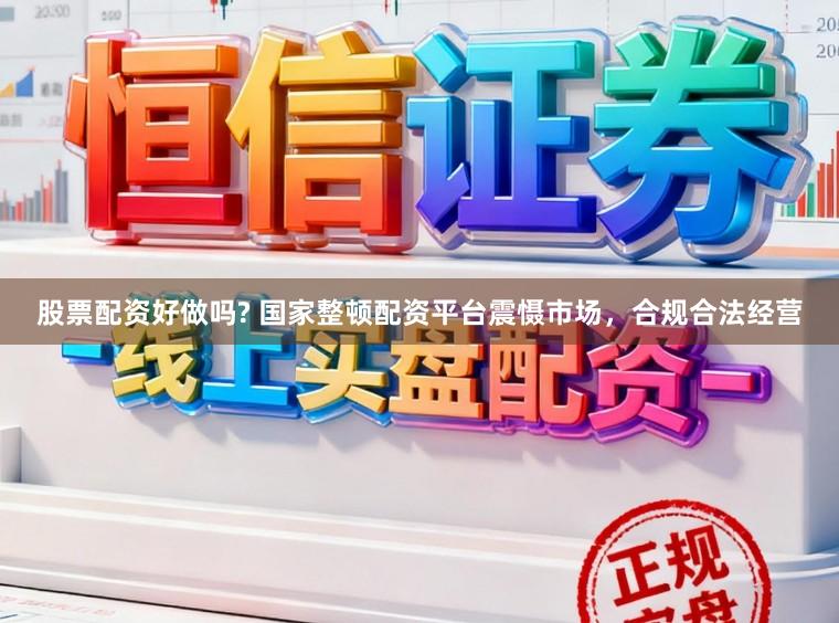 股票配资好做吗? 国家整顿配资平台震慑市场，合规合法经营